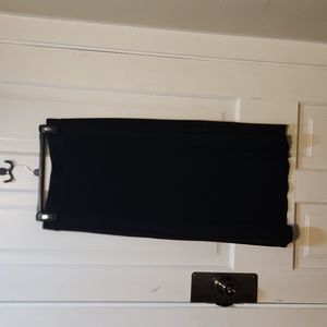 Women's Time & Tru Black Skirt